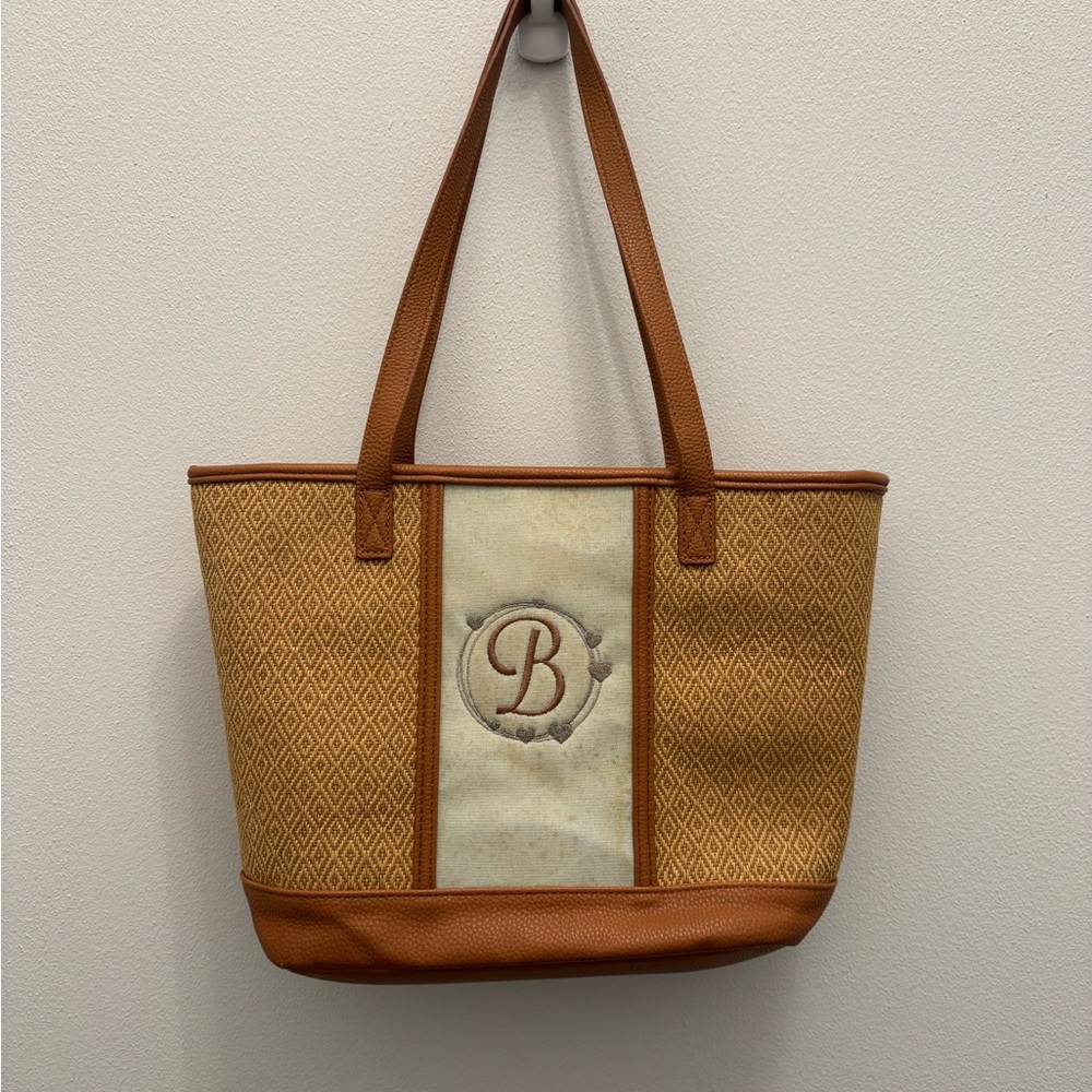 Damaged Monogramed thirty one Tote Bag